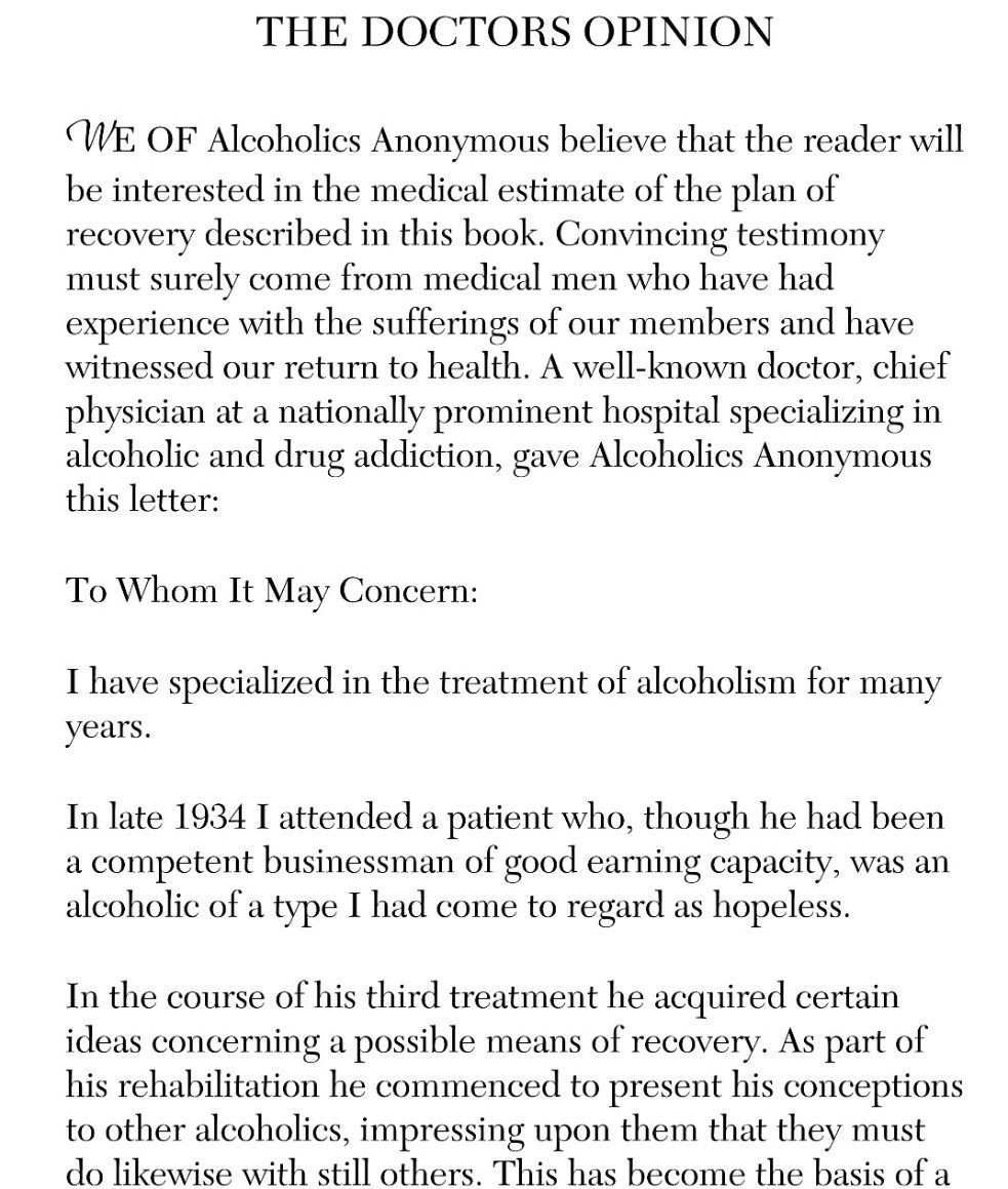 SA Needs A Doctor s Opinion In Our Official Literature Recovery In 